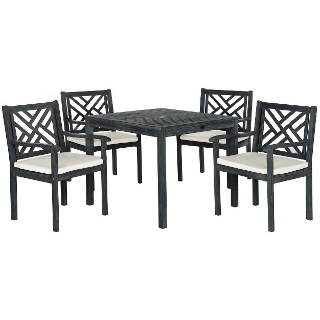 Bradbury 5 Piece Patio Outdoor Dining Set Safavieh