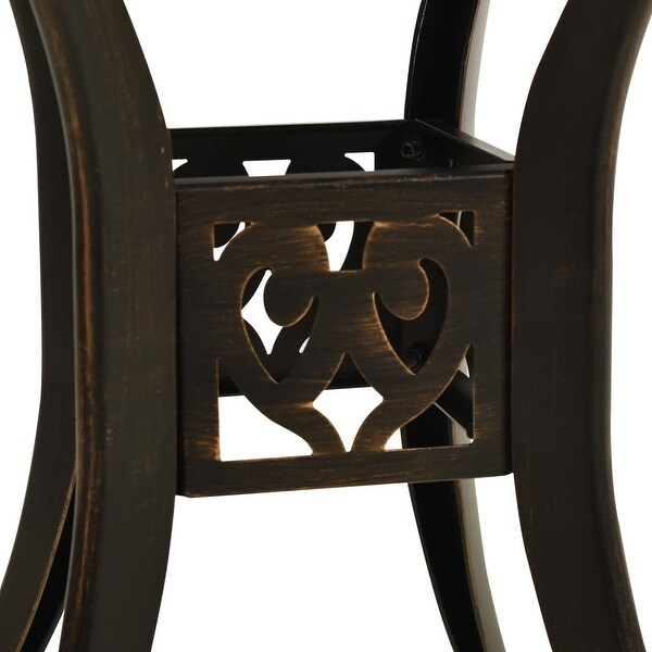 vidaXL Patio Table Bronze 30.7