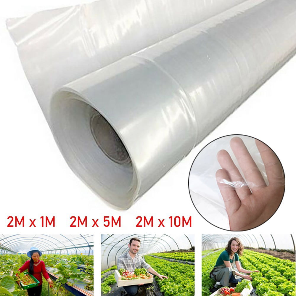 Sufanic Greenhouse Clear Plastic Poly Film Polytunnel Poly Hot House Cover VARIOUS LENGT,6.56x19.68Ft