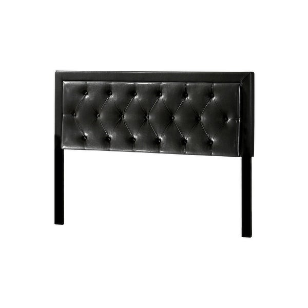 Best Quality Furniture Faux Leather Tufted Upholstered Headboard - - 31759751