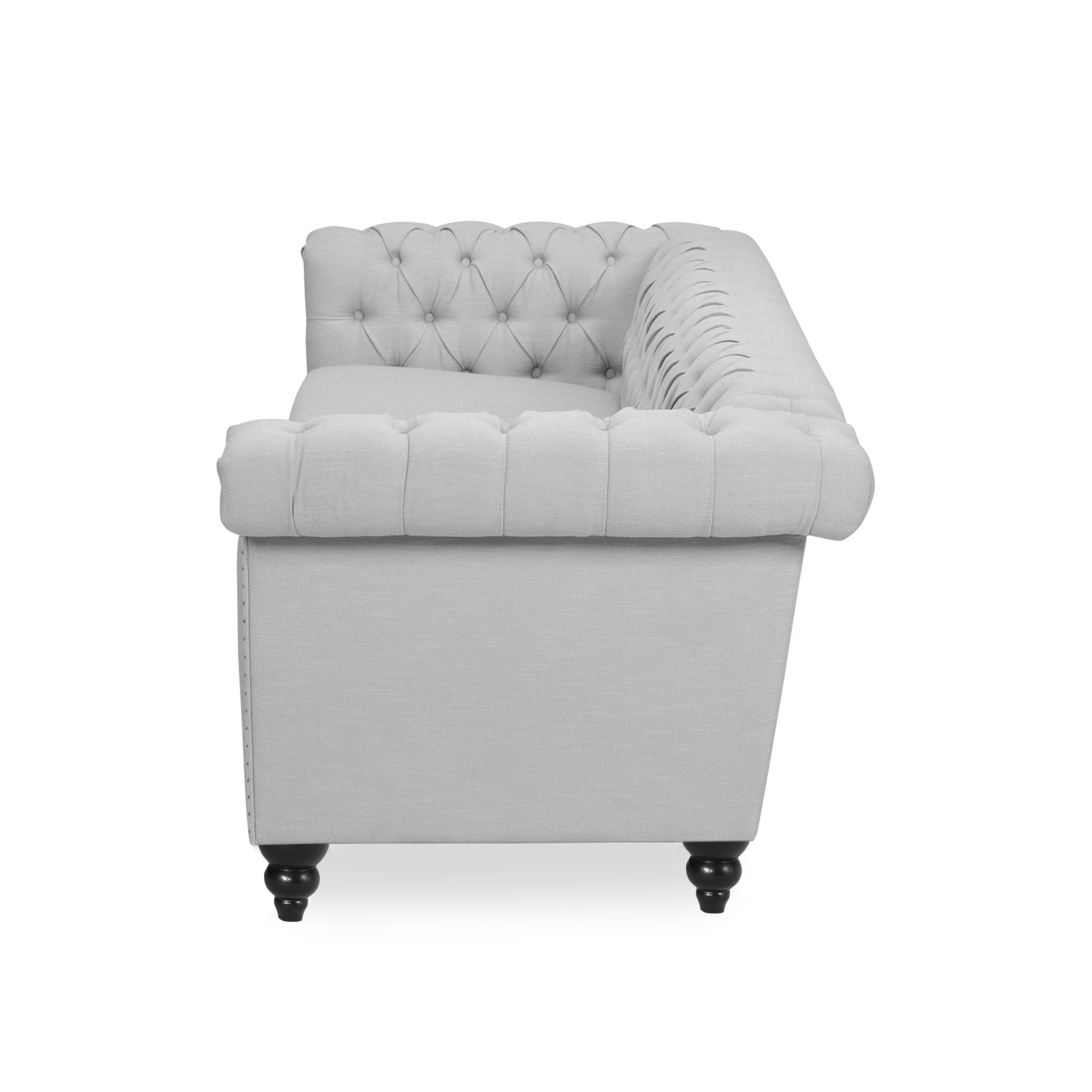 Zyiere Tufted Chesterfield 3 Seater Sofa