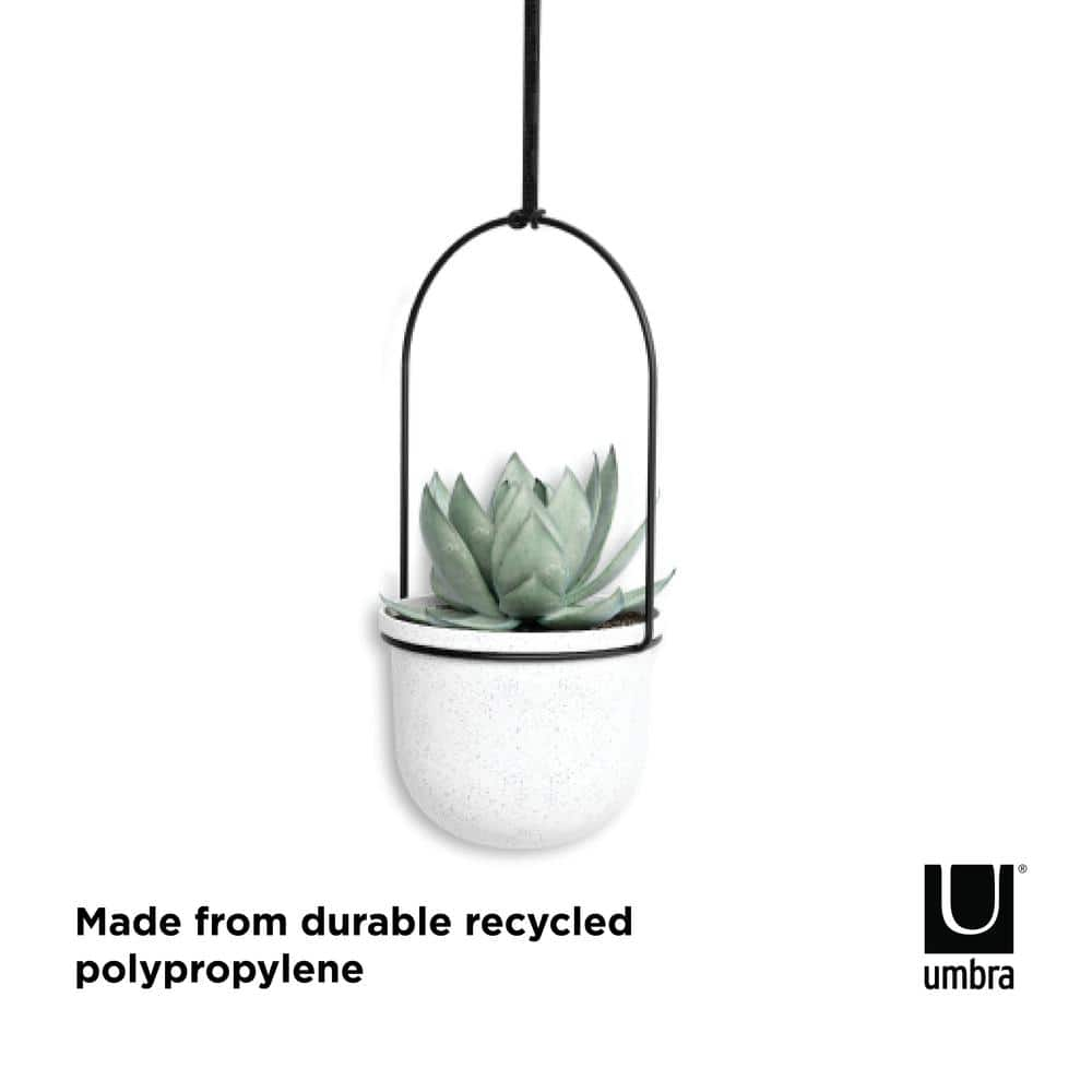 Umbra Triflora Hanging Plastic Planter White (Set of 5) 1018086-660