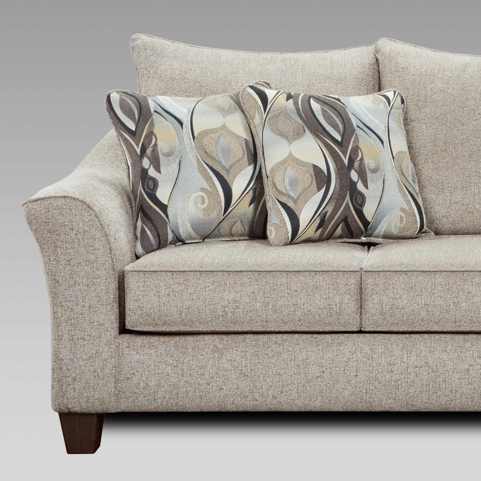 Roundhill Furniture Camero Fabric Pillowback Sofa