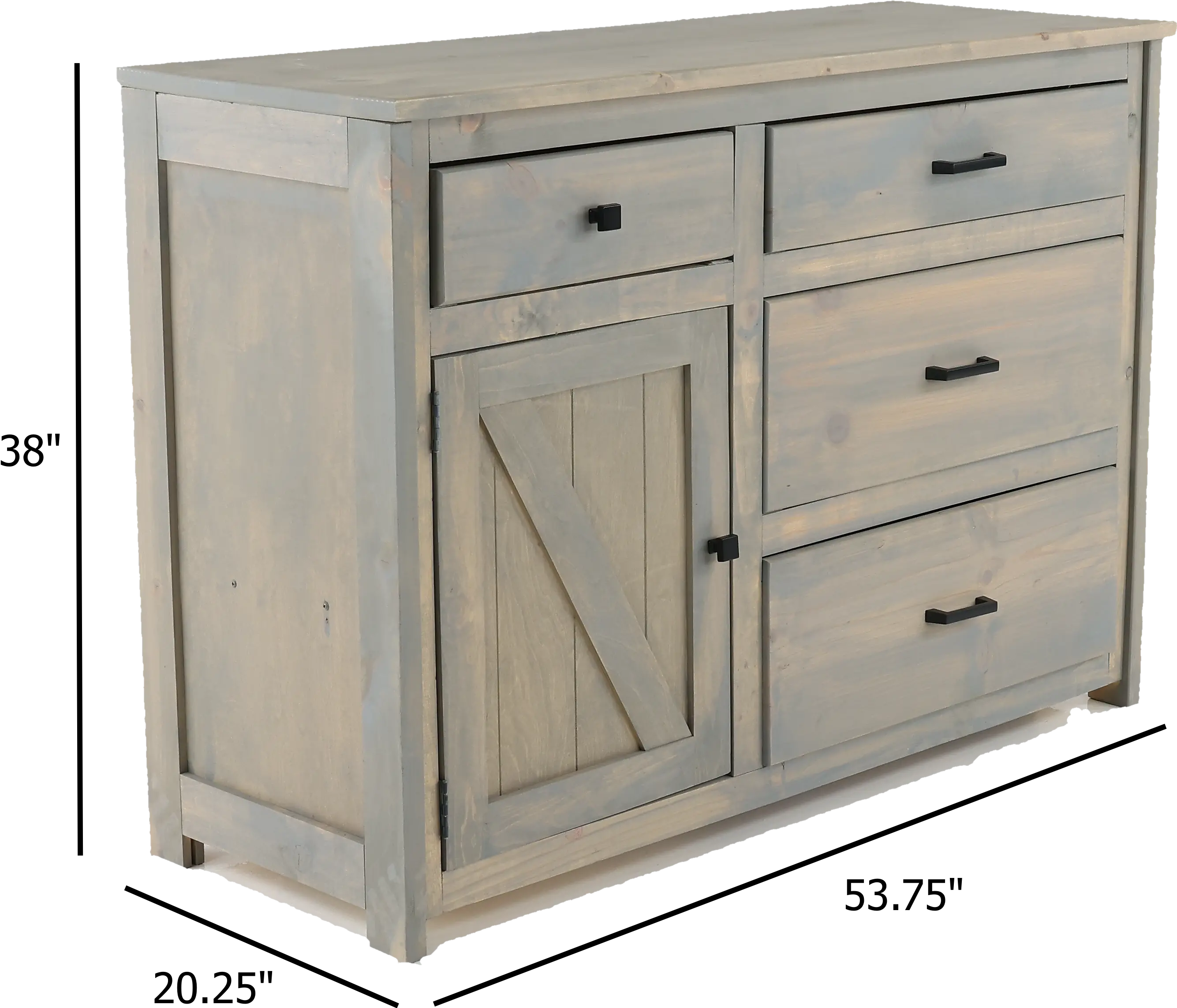 Urban Ranch Gray Dresser