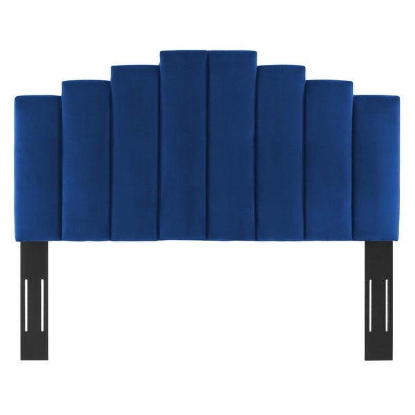 Noelle Performance Velvet Twin Headboard - - 32876284