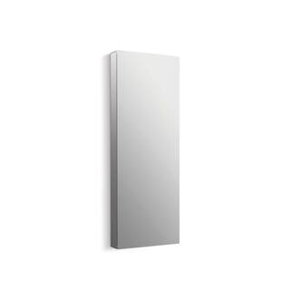 KOHLER Maxstow 15 in. x 40 in. Aluminum Frameless Surface-Mount Soft Close Medicine Cabinet with Mirror K-R79226-LA1