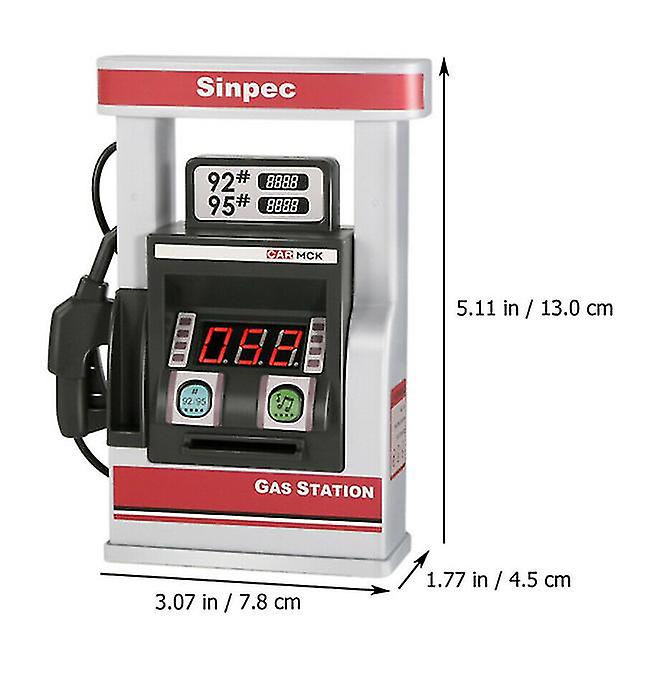 Gas Station Toy Gas Service Station Toy Simulation Gas Pump Model Early Education Toys