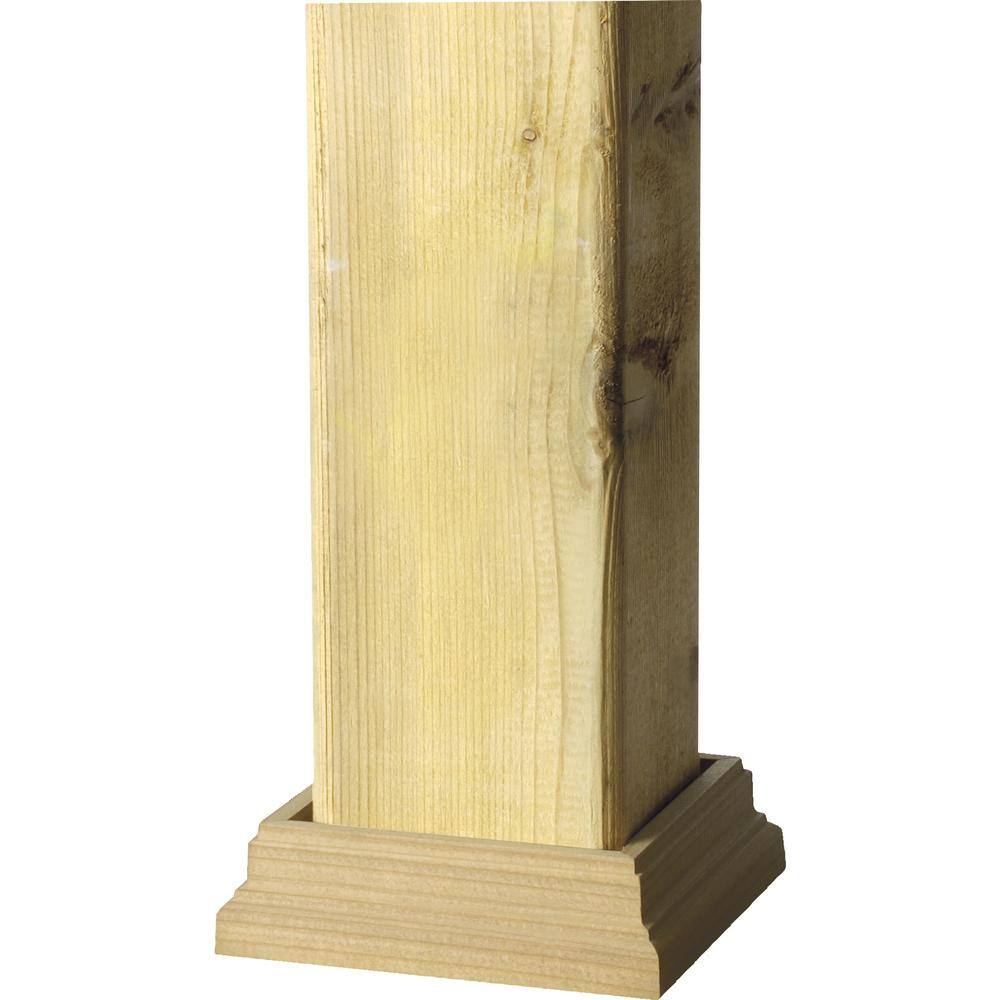 4 in. x 4 in. Pressure-Treated Wood Post Skirt 97276