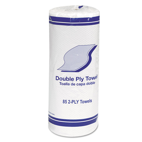 GEN Kitchen Roll Towels， 2-Ply， 11 x 7.8， White， 85/Roll， 30 Rolls/Carton (1797)