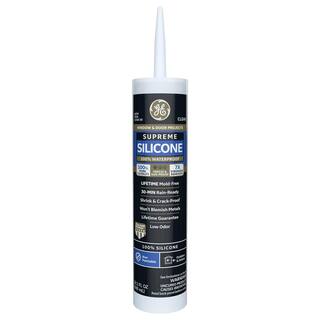 GE 10.1 oz. Supreme Silicone Clear Window and Door Caulk 2814816