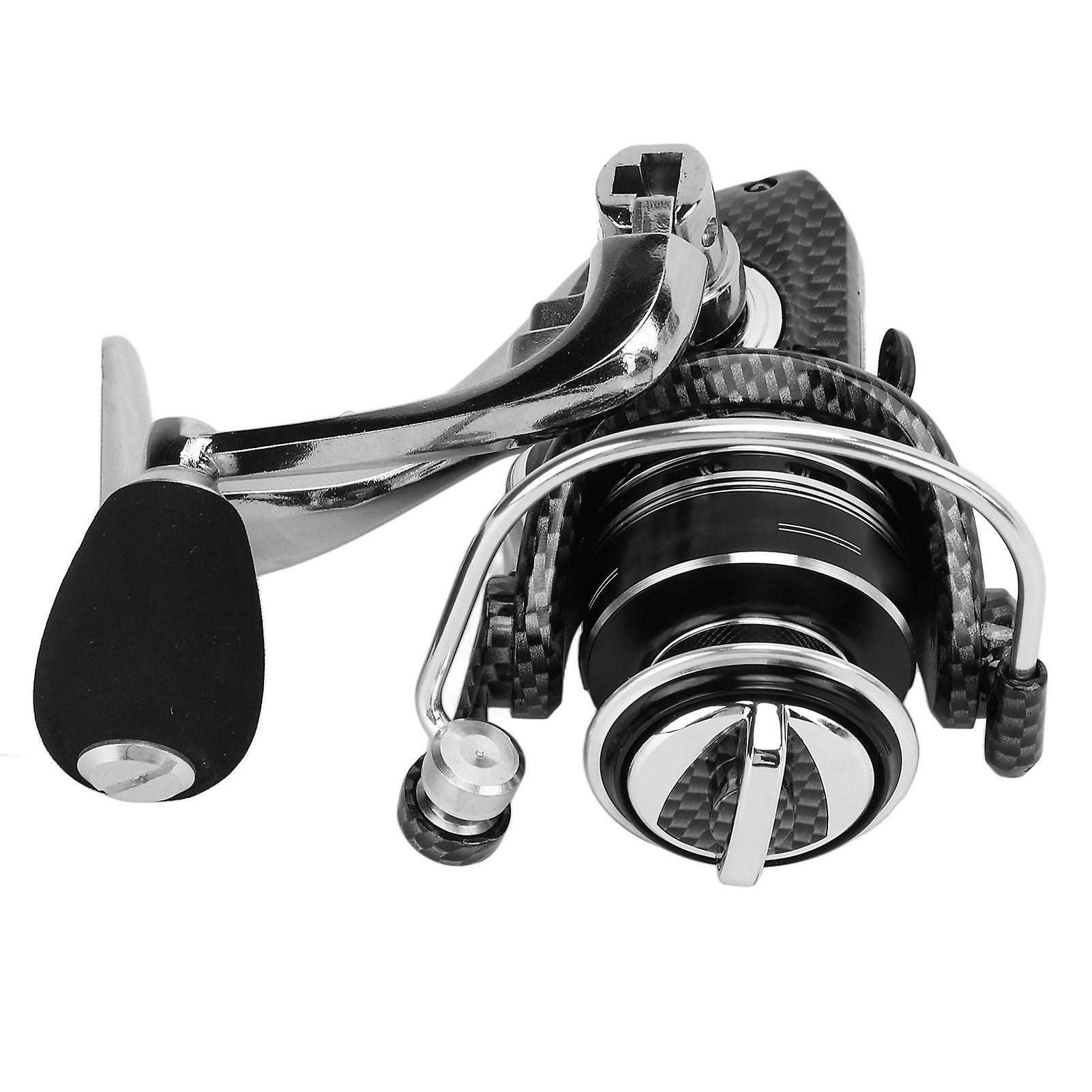 5.7:1 Full Metal Spinning Gapless Fishing Reels Left Right Hand Fishing Wheel For Saltwater Freshwater1000 Series