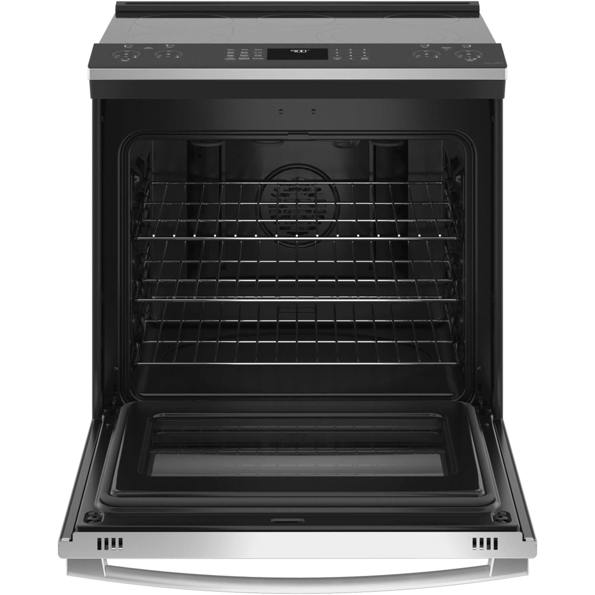 GE Profile 30-inch Slide-in Electric Range with Air Fry Technology PSS93YPFS