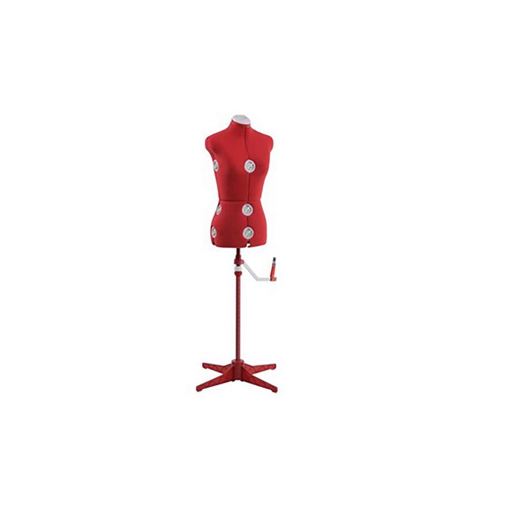 Singer Adjustable SmallMedium Dress Form Red DF150SMRD