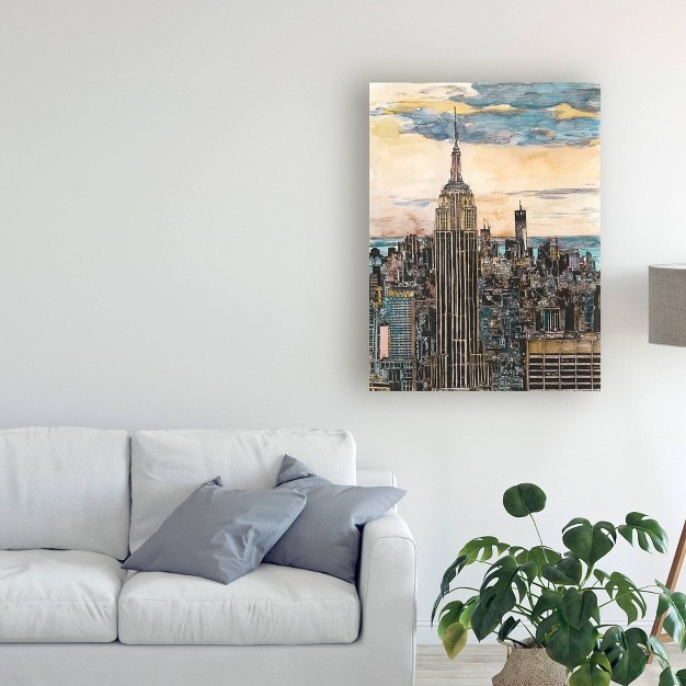 X 32 quot Us Cityscape Nyc By Melissa Wang Trademark Fine Art