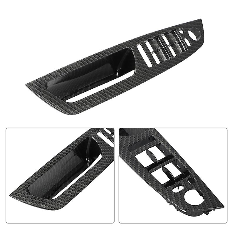 Born Pretty For Bmw E70 E71 E72 X5 X6 2007 - 2013 2014 Carbon Fiber Car Interior Door Armrest Handle Inner Panel Pull Trim Cover Left Right