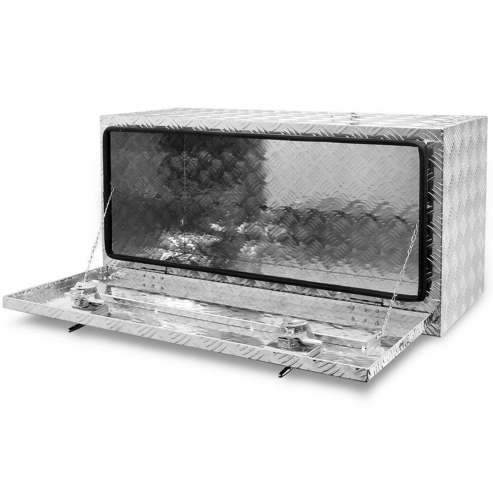 STARK USA 36 in. Diamond Plate Aluminum Underbody Truck Tool Box 96031-H1