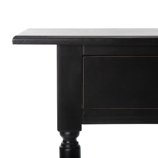 SAFAVIEH Cape Cod Black 2-drawer Console Table - 37.8