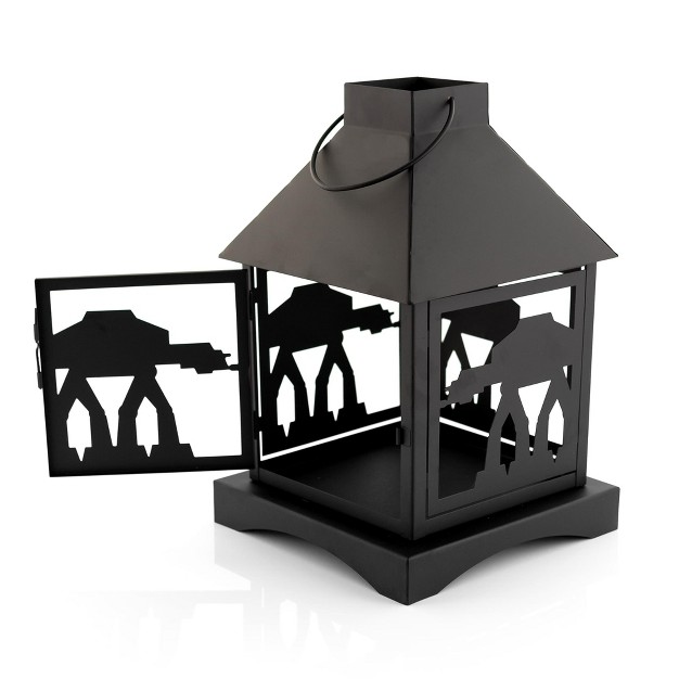 Seven20 Star Wars Black Stamped Lantern Imperial At at Walker 12 Inches Tall