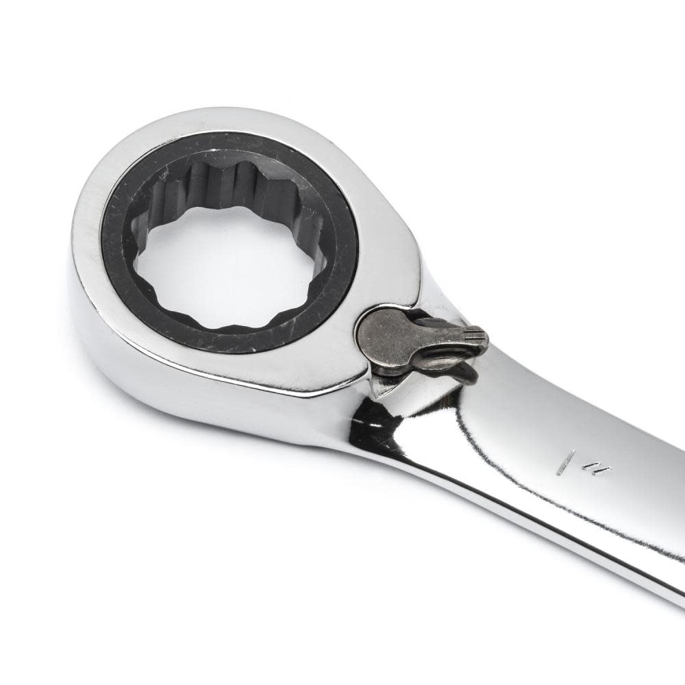 Reversible Ratcheting Combination Wrench， 1/2 In. ;