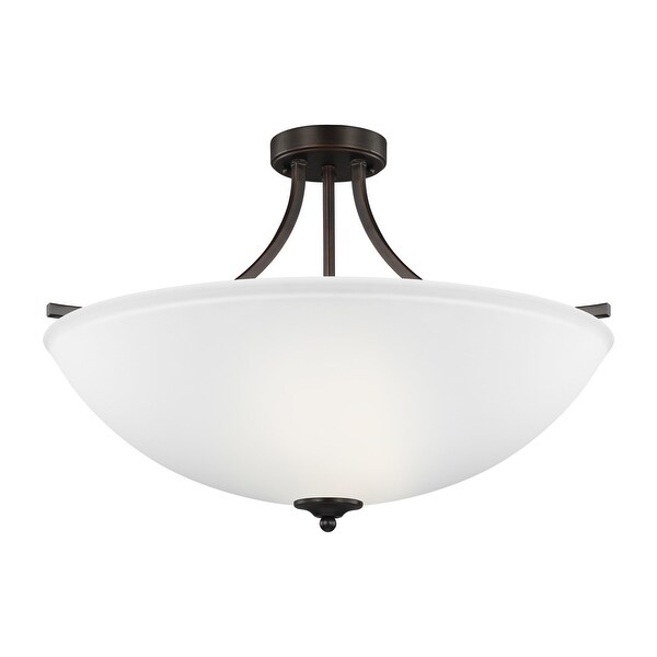 Generation Lighting Geary 4 Light 25 Wide Semi-Flush Bowl Ceiling