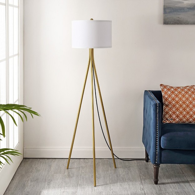 Galilea Floor Lamp Gold Safavieh