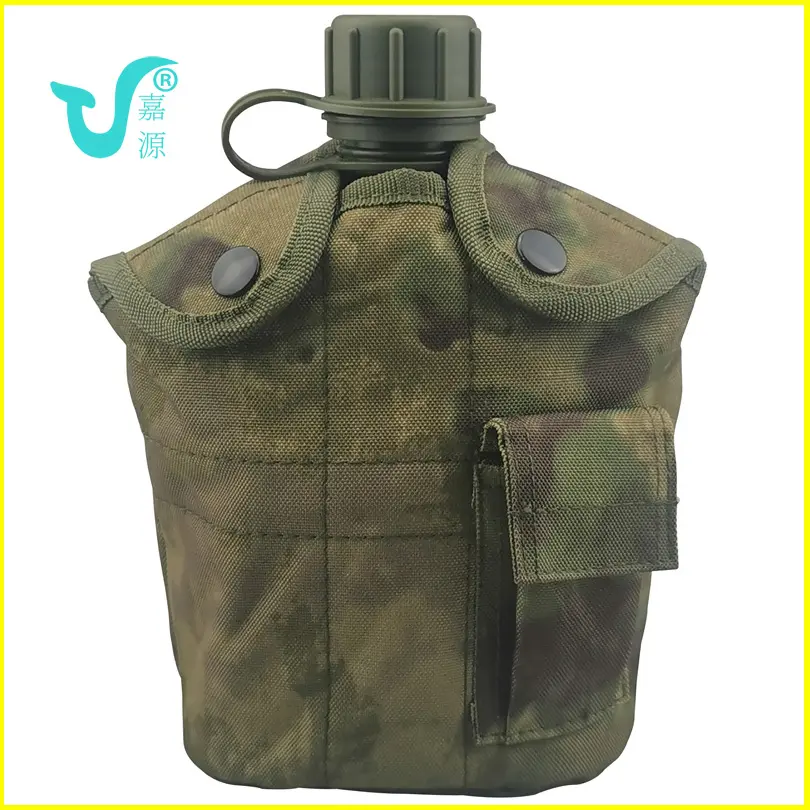 2023 New Fashion Style Athletic Camping Hiking Outdoor Plastic Water Bottles Canteen Bottle  Travel Kettle