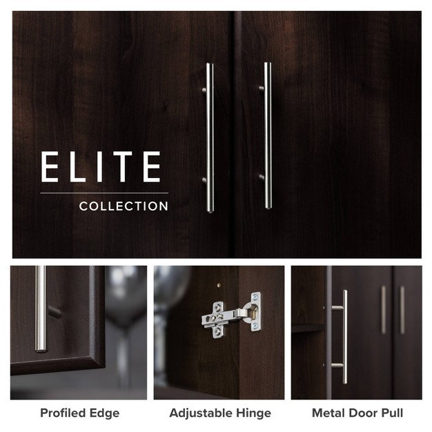 Elite Storage Cabinet Espresso Prepac