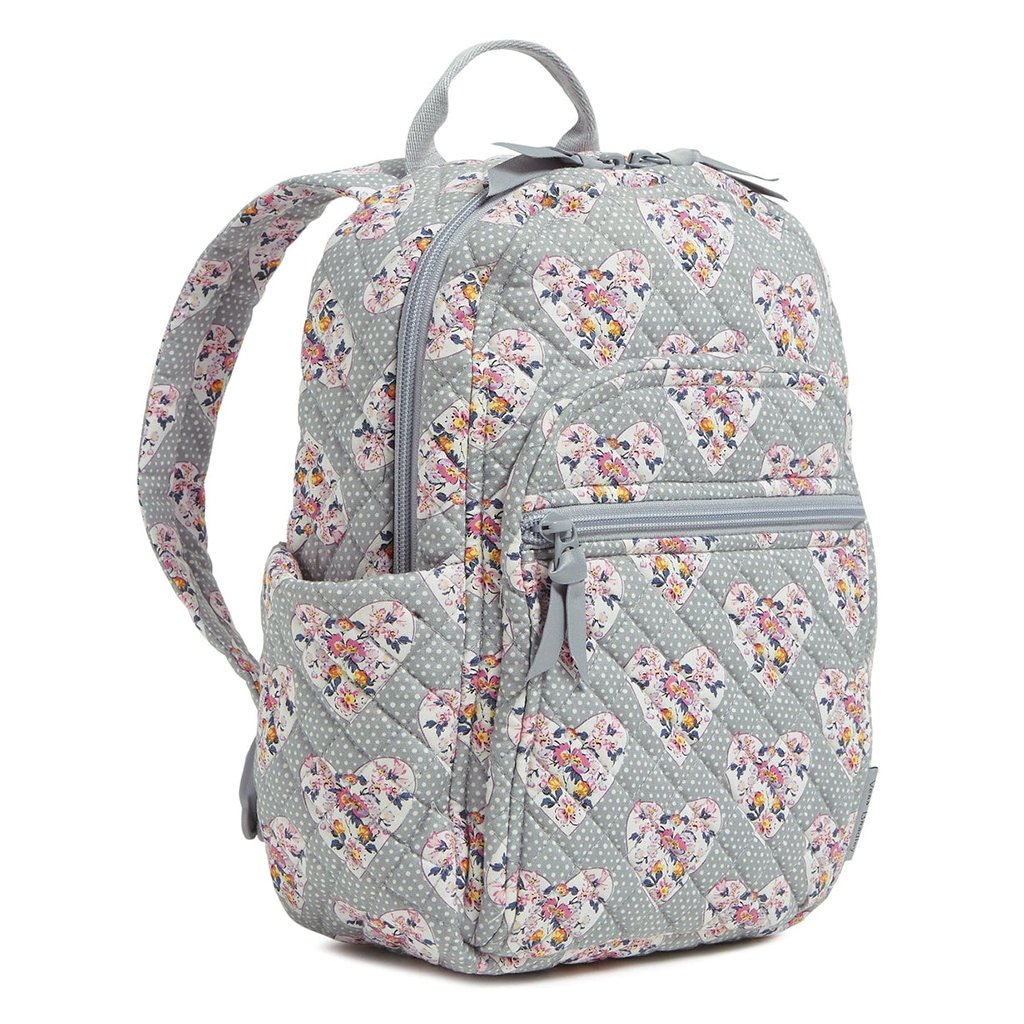 Vera Bradley  Small Backpack in Mon Amour Gray