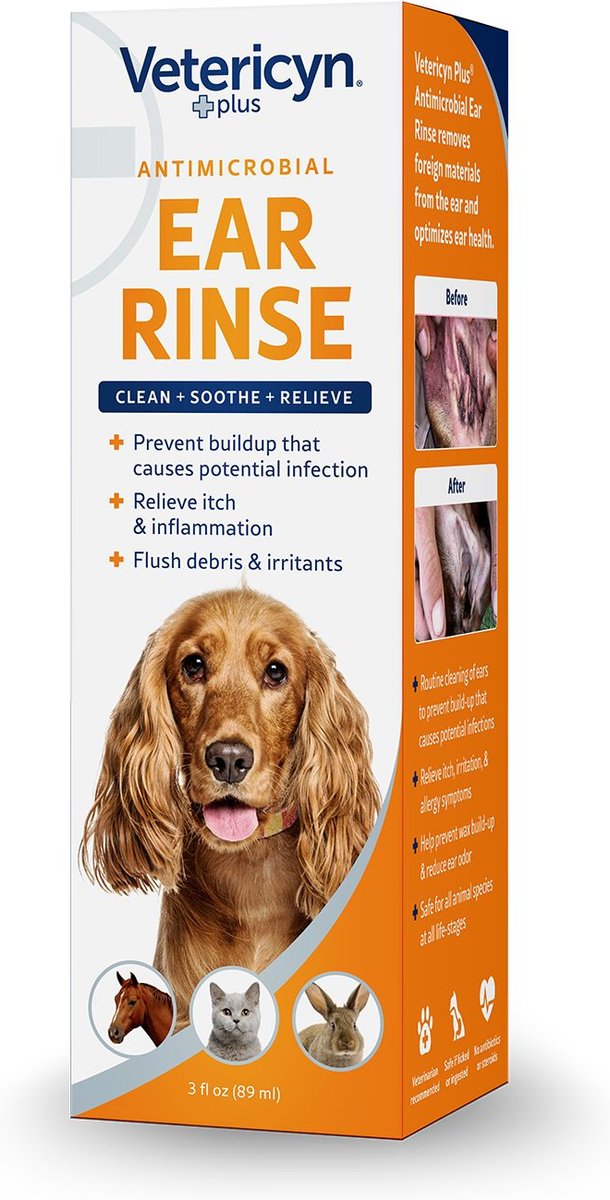 Vetericyn Plus Antimicrobial Pet Ear Rinse