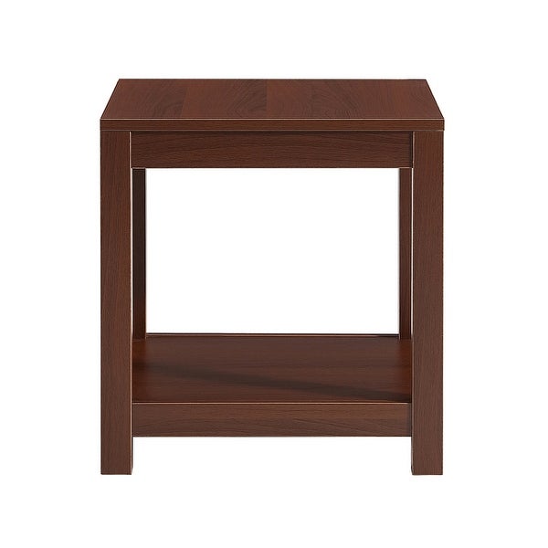 Simple Side Table ， 2-tier Small Space End Table ，Modern Night Stand