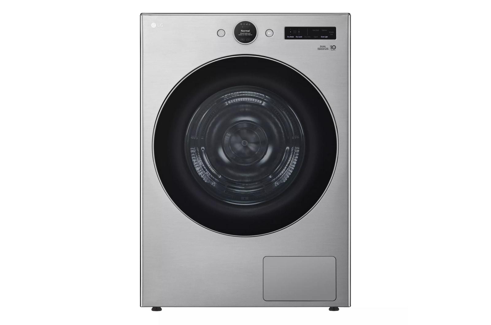 Lg DLHC5502V 7.8 Cu. Ft. Mega Capacity Smart Front Load Dryer With Dual Inverter Heatpump™ Technology And Inverter Direct Drive Motor System