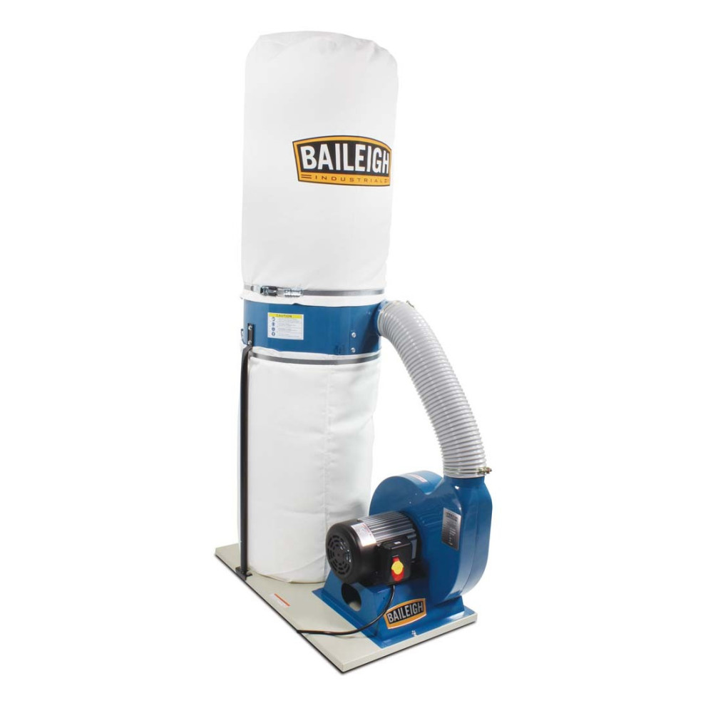 Baileigh DC-1300B Bag Style Dust Collector 110V 1.5HP ;