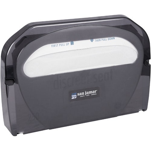 San Jamar TS510TBK Black Pearl Toilet Seat Cover Dispenser