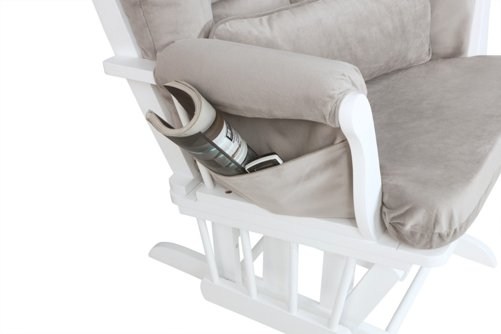 Alice Glider Chair and Ottoman   Transitional   Gliders   by AFG Baby Furniture  Houzz