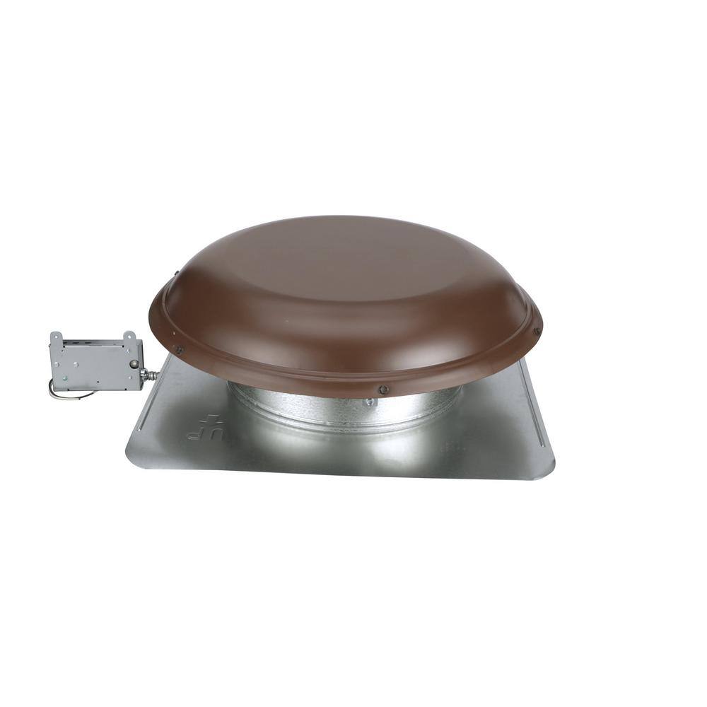 Air Vent 1500 CFM Brown Power Roof Mount Attic Ventilator ASRHPBR