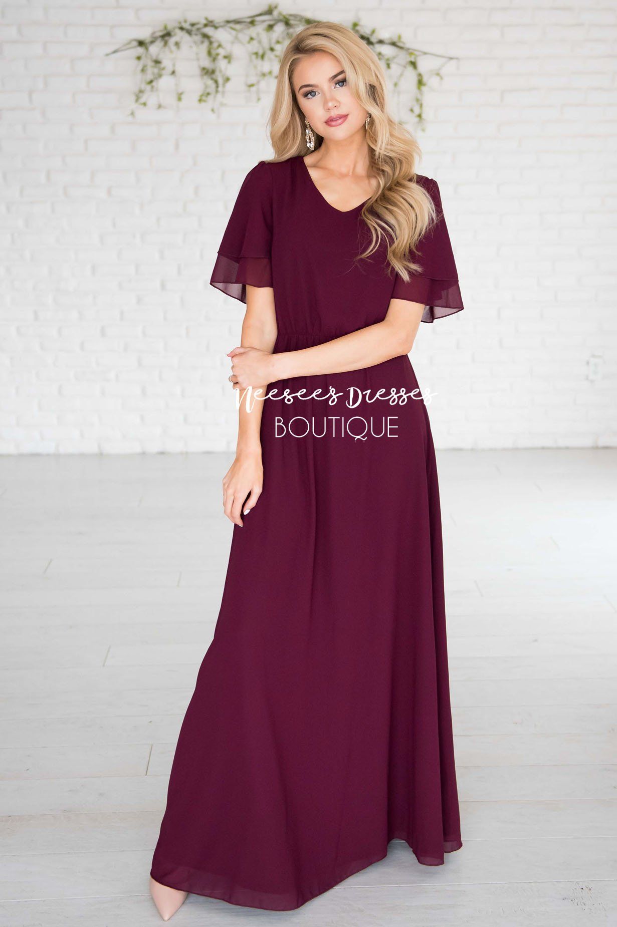 The Chloe Chiffon Maxi Dress