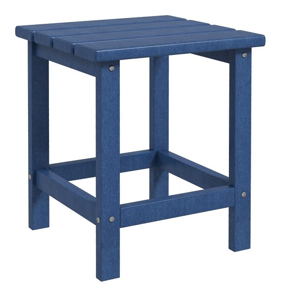 Adirondack Side Table，Square Patio End Table，Weather Resistant 15