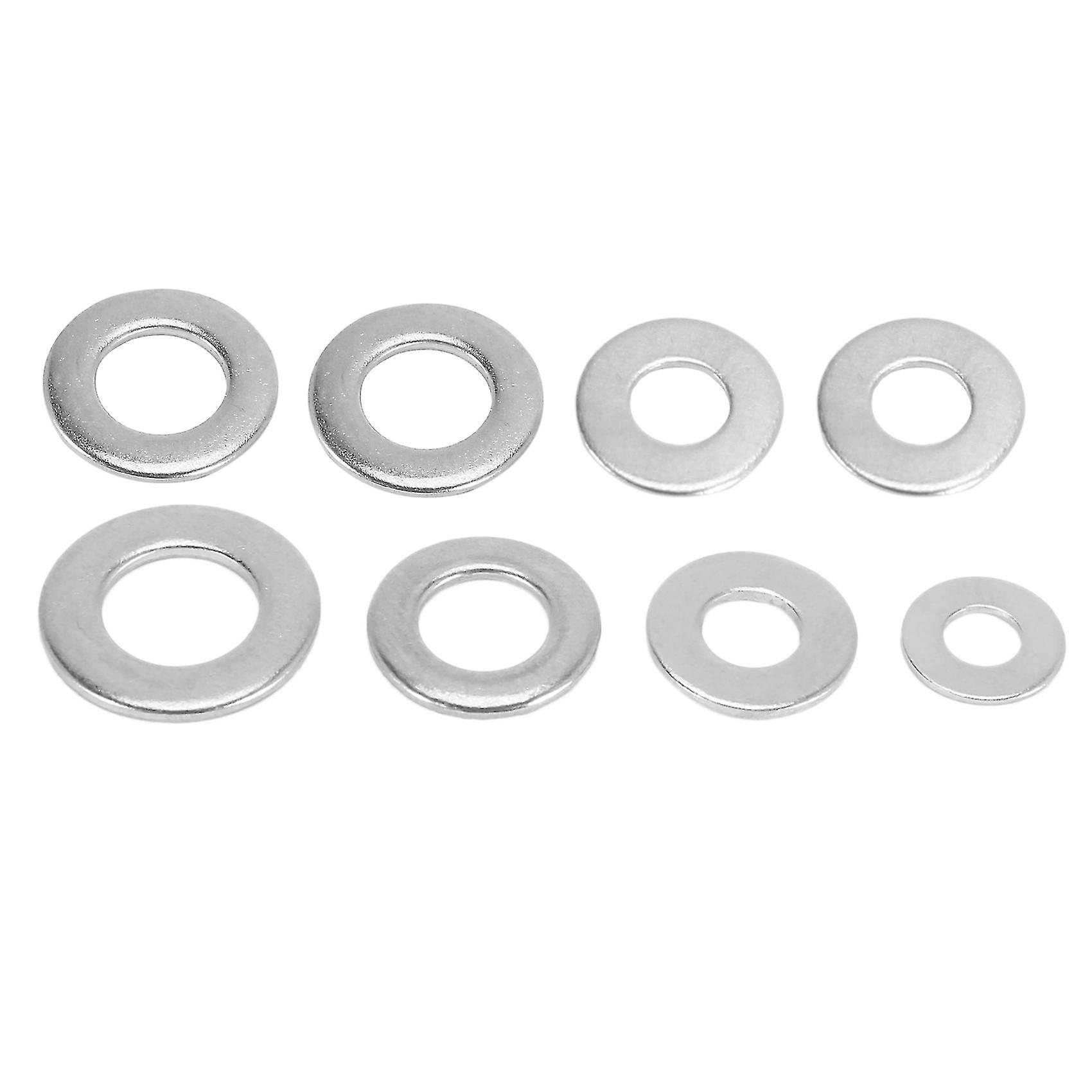 Metric Washer Mixed (400 Pack) M3 M4 M5 andamp; M6 Form A Thick Flat Washers Stainless Steel