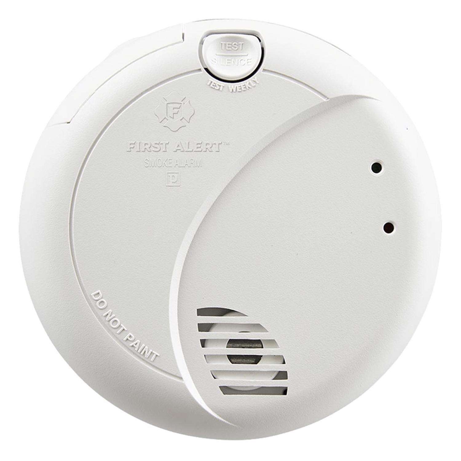 First Alert Hard-Wired w/Battery Back-up Photoelectric Smoke Detector