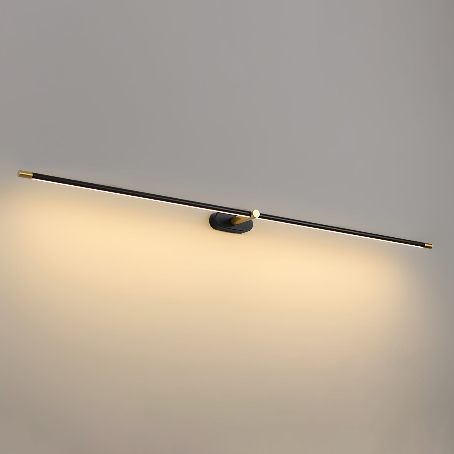 Minimalist Linear Plug-in Wall Lamp