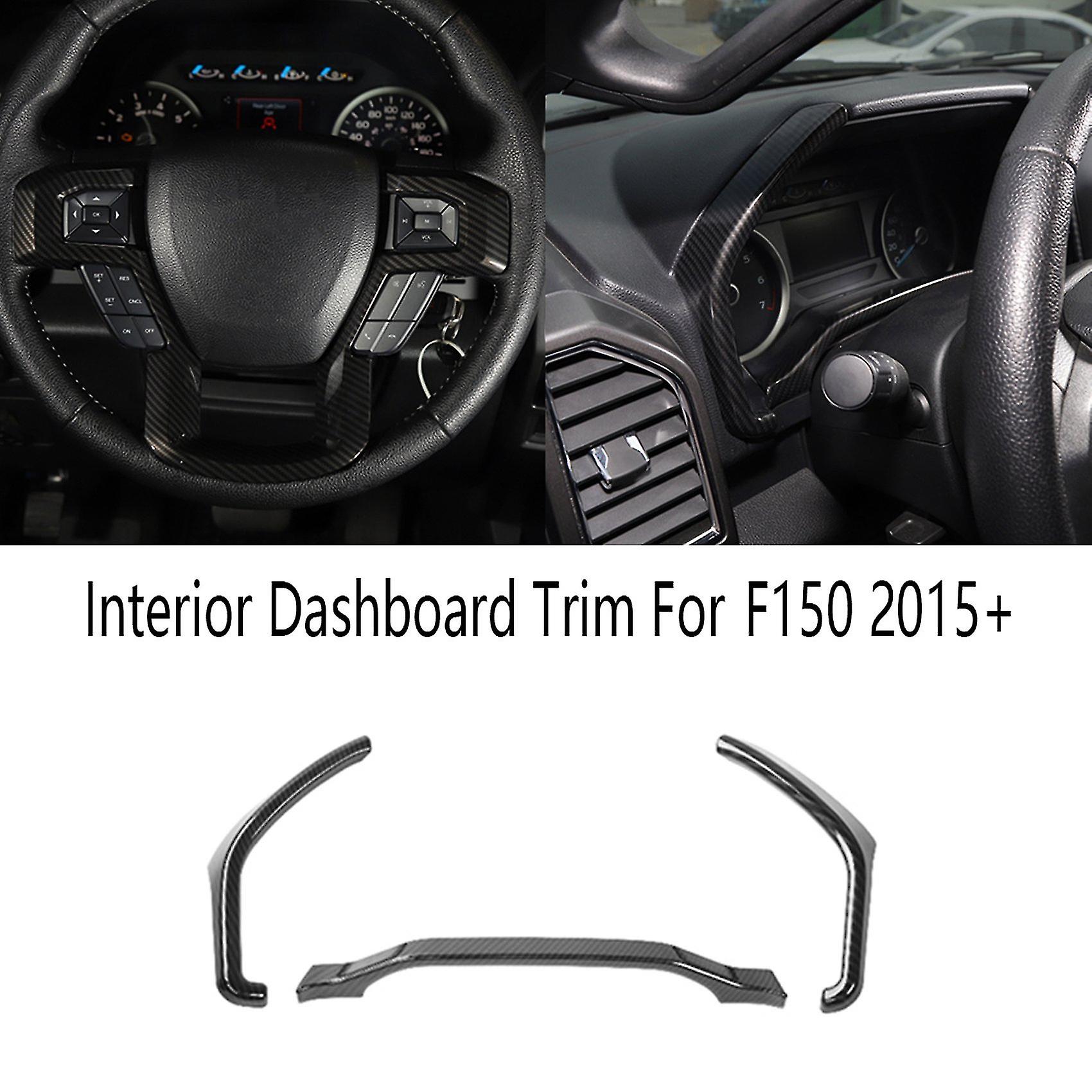 Car Interior Dashboard Trim Instrument Board Decorative Cover Strips Frame For 2015+