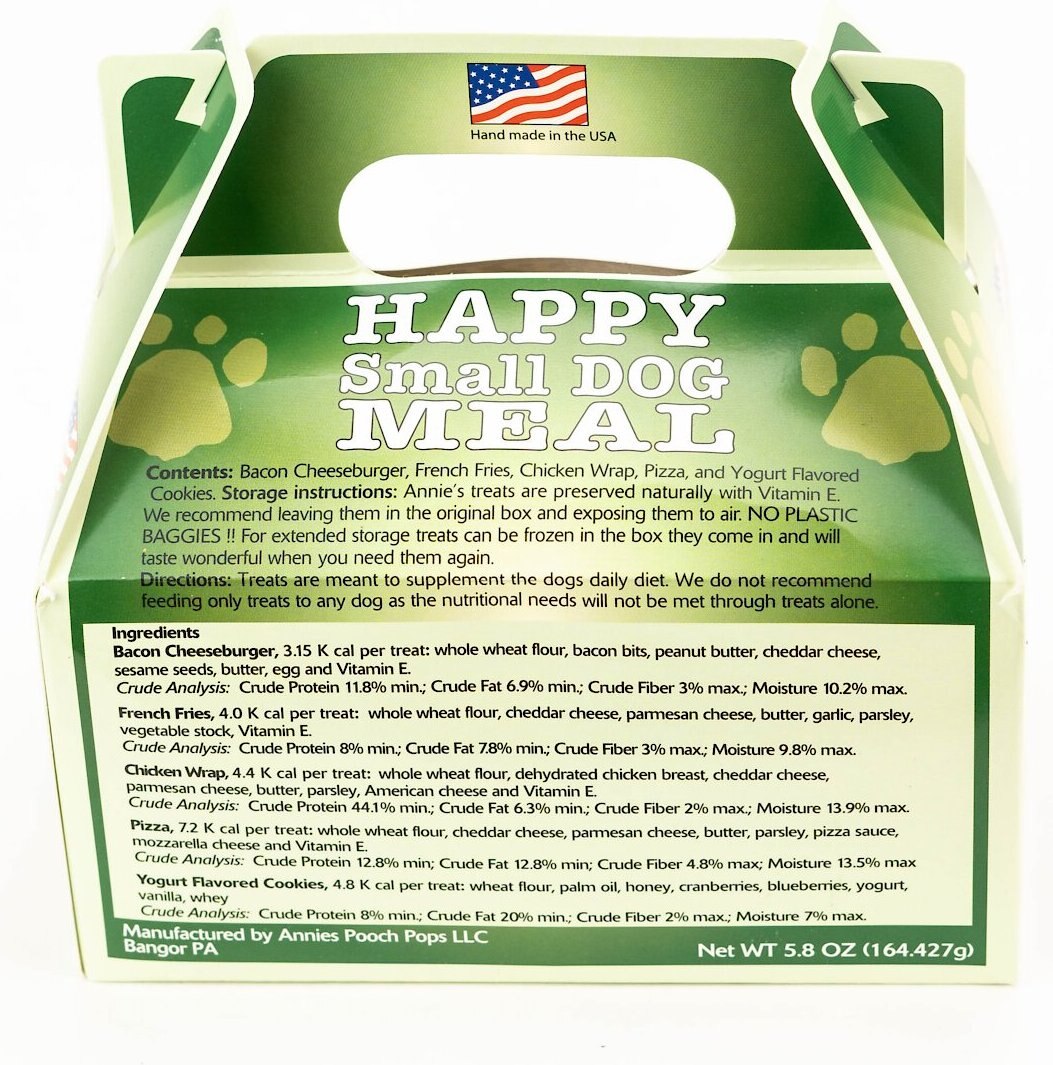 Annie's Pooch Pops Happy Small Dog Treats， 5.8-oz box