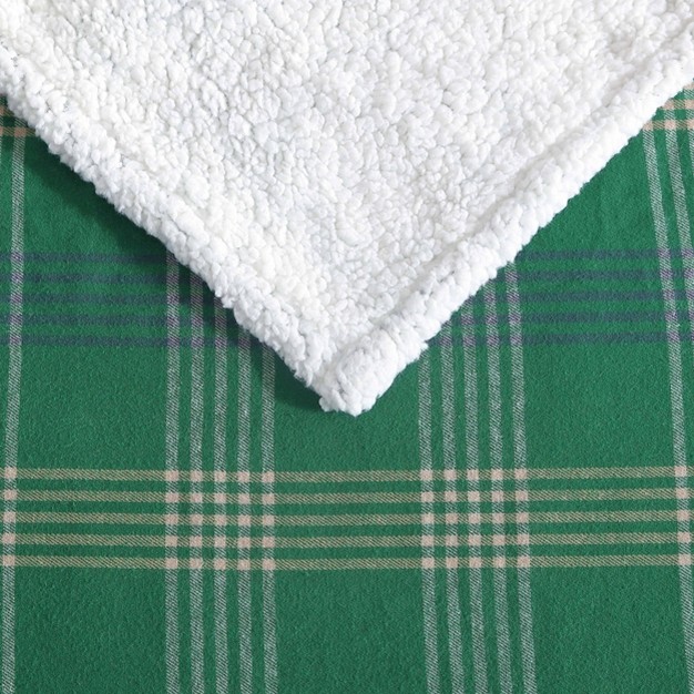 Union Bay Plaid Reversible Throw Blanket Eddie Bauer