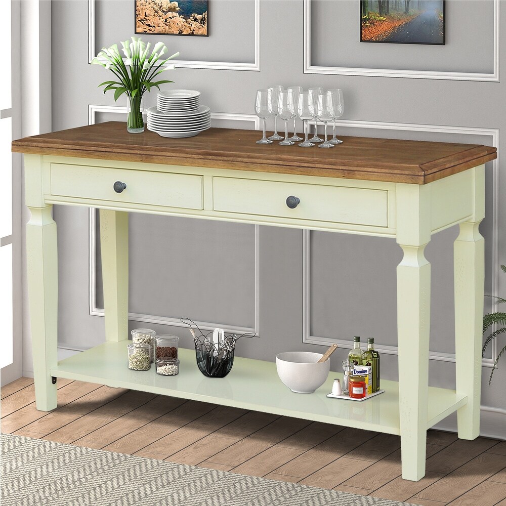 Vista Solid Wood Console/Sofa Table