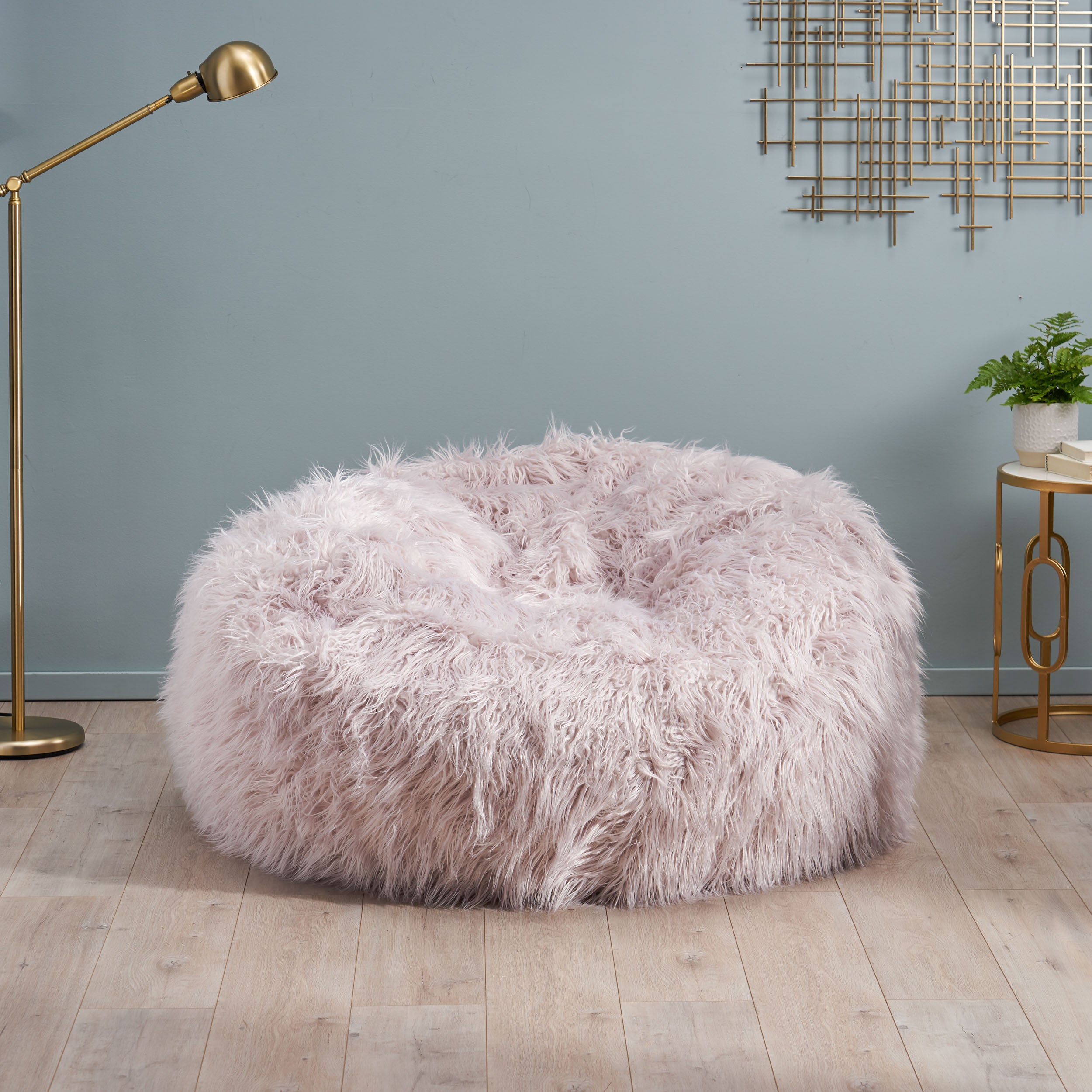 Lycus Faux Fur Bean Bag Chair