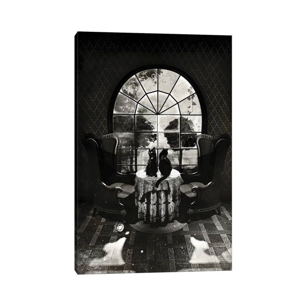 Room Skull Black white By Ali Gulec Unframed Wall Canvas Icanvas