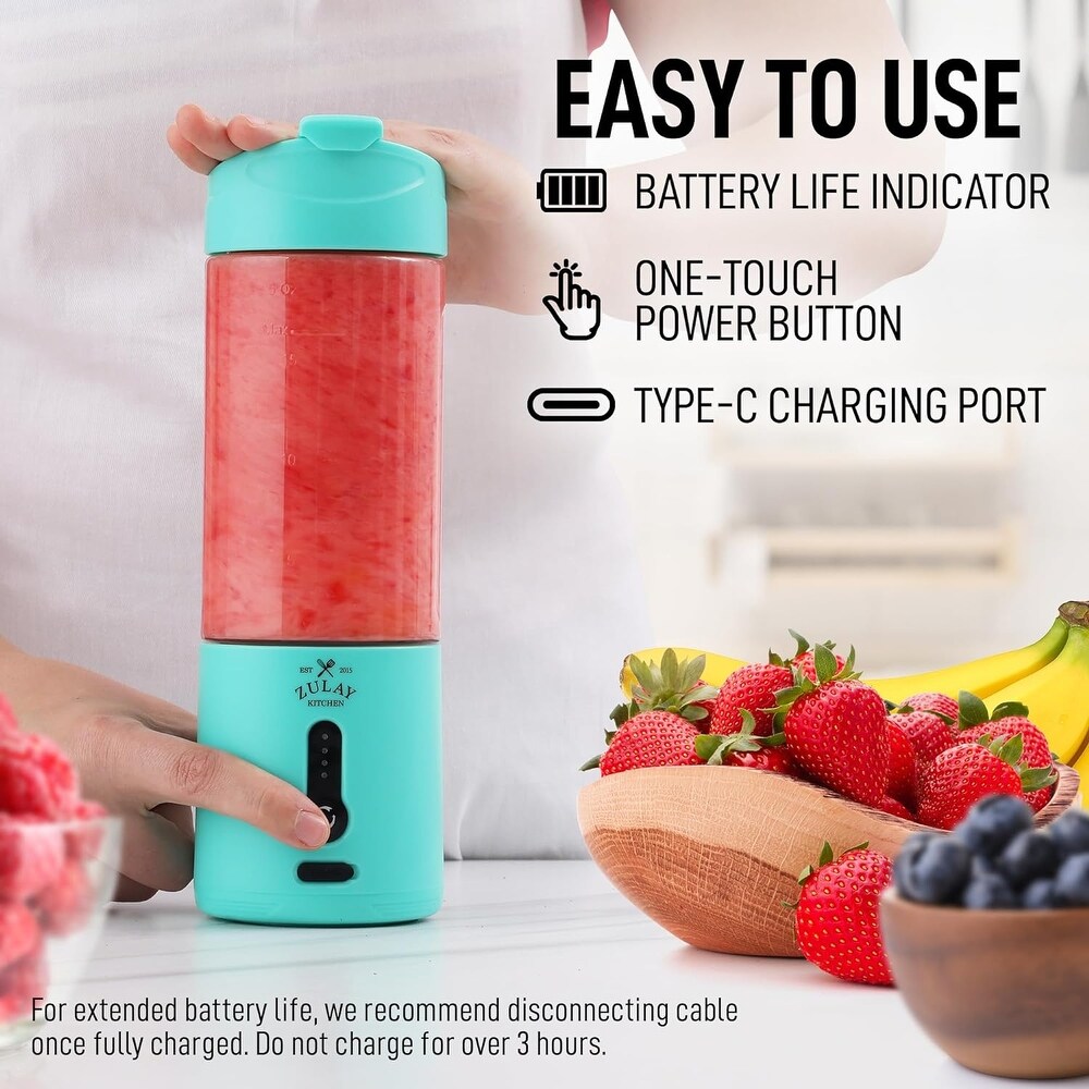 Zulay Kitchen 18oz Personal Blenders that Crush Ice