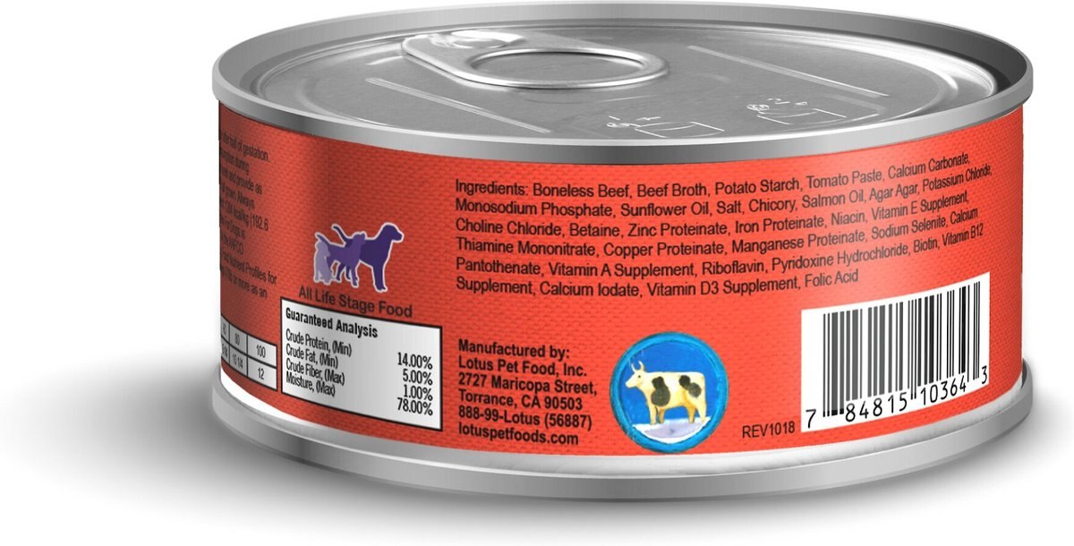 Lotus Just Juicy Beef Shank Stew Grain-Free Canned Dog Food