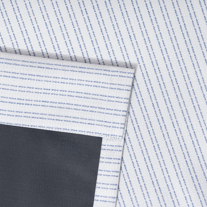 Dani Striped Thermal Insulated Blackout Curtain  1 Panel