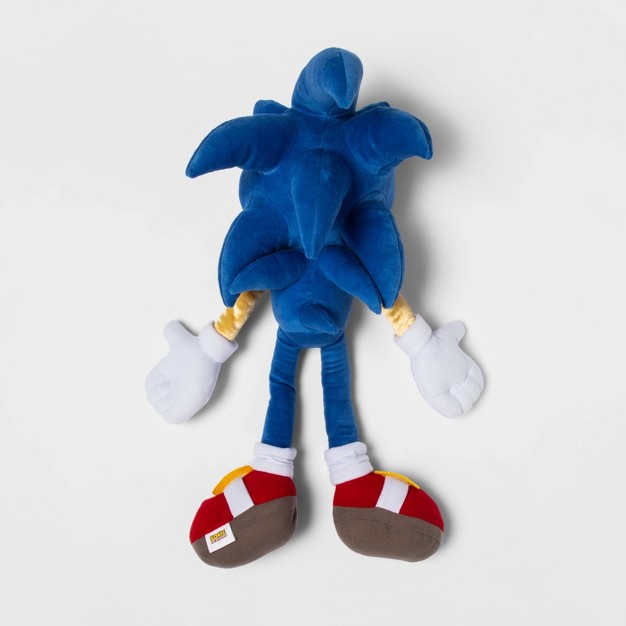 Sonic The Hedgehog Speed Unlimited Accent Kids x27 Pillow Buddy Blue yellow